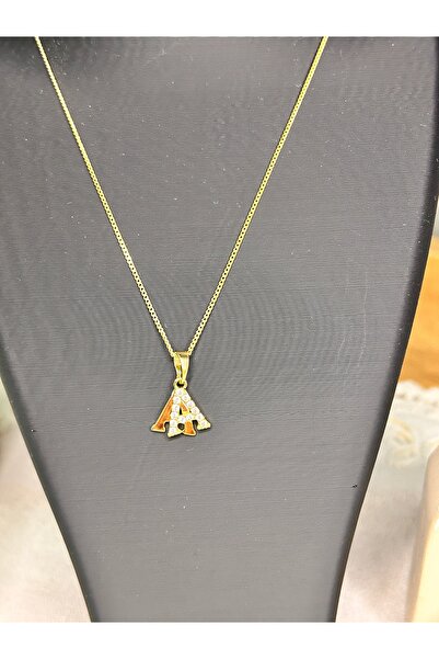 LUNARİA ACCESSORİES Çelik harf kolye A harfi