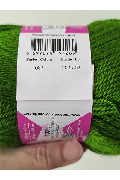 Ören Bayan Ören Dora Knitting Yarn Green (087)