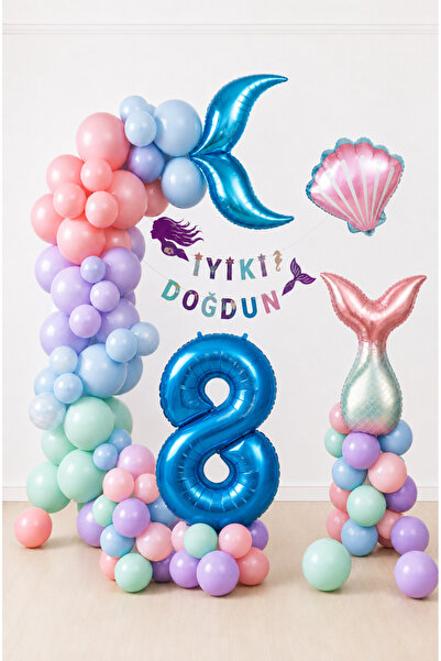 Balonsan Set balona sa temom sirene -8-