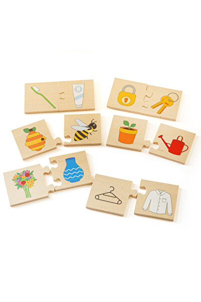 BIGJIGS Toys Wooden Puzzle - The Right Match
