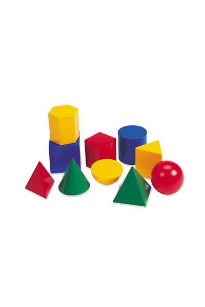 Learning Resources Geometric shapes made of plastic - 10 pieces