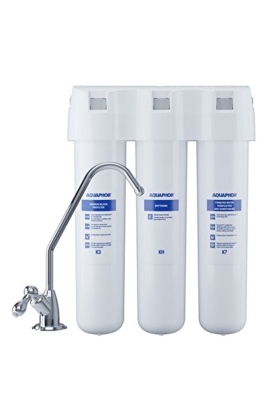 Aquaphor Crystal H Τριπλό Σύστημα Φίλτρανσης Κάτω Πάγκου με Βρυσάκι K3, KH, K7