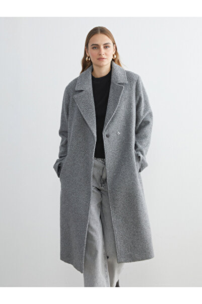 LC Waikiki Jacket Collar Women's Cachet Overcoat