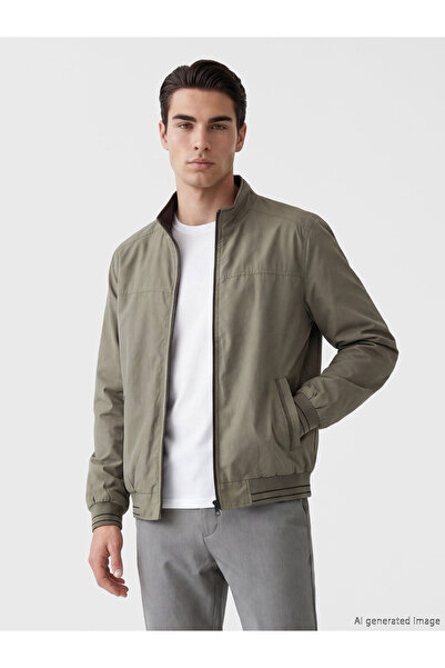 LC Waikiki Mock Neck Reversible Men's Coat