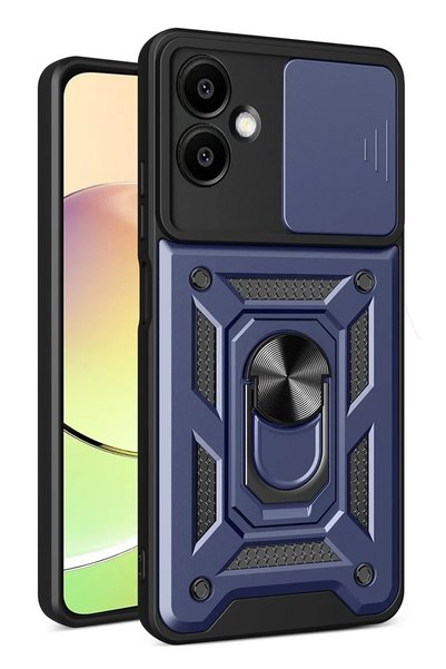 New Face Zengemtx New Galaxy A07 4g Pars Lens Ringed Silicone (125446) - Navy...