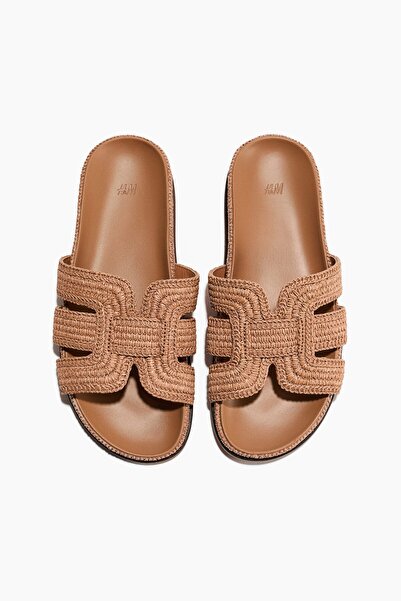 H&M Örme Hasır Sandalet
