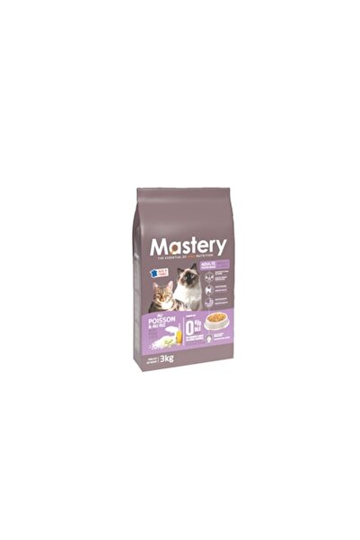 MASTERY Hrană uscată pentru pisici adulte, pește, sterilizate, 3 Kg