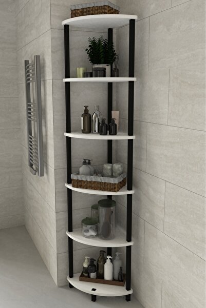 Remaks DecoLine Banyo Rafı 6 Katlı Moblen Modern Organizer Depolama Ünitesi-B...