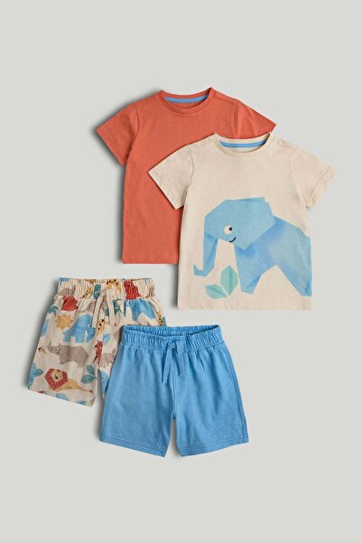MOTHERCARE T-shirt and Shorts Outfit - 2 Pack