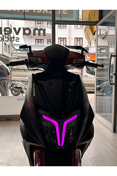 Mavera Stickers TVS Ntorq Gündüz Far Filmi Sticker Etiket