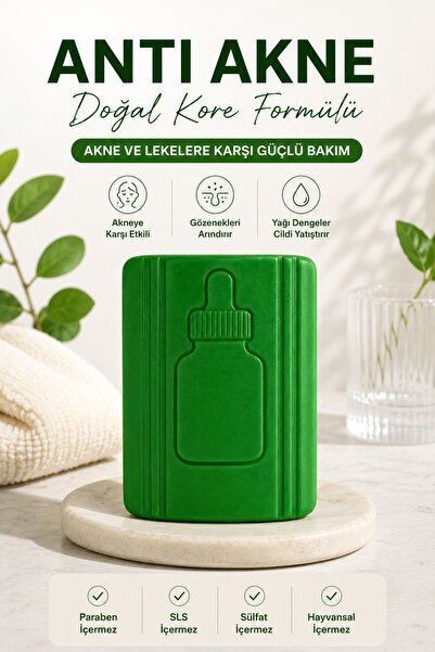 EPİZEN Green Anti-Acne Soap Helps Reduce the Appearance of Acne and Promotes ...