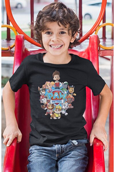 SEVBANO Tricou pentru copii cu imprimeu Paw Petrol, unisex, cu desene animate...