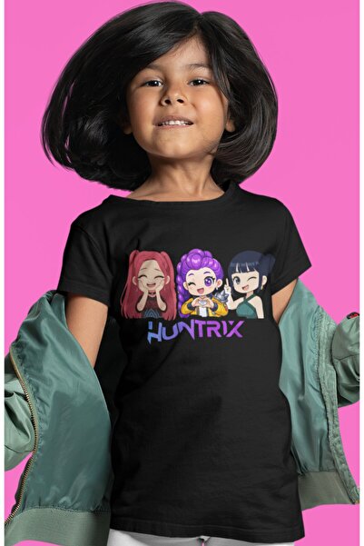 SEVBANO Huntrix Kpop Demon Hunters Rumi Mira Zoey Baskılı Unisex Film Çocuk T...