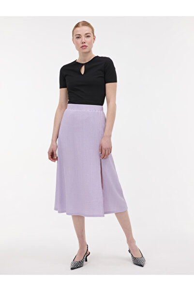 ORSAY Light purple women's midi skirt