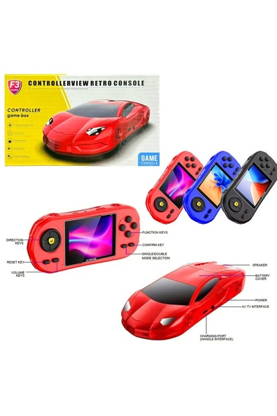 FAZER CLEAN GLR F3 OYUN KONSOLU CONTROLLERVİEW RETRO CONSOLE 620 KLASİK OYUN
