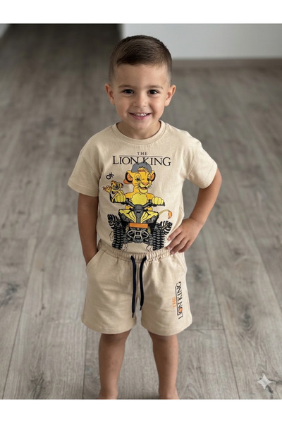 ZEYBABY costum din bumbac pieptănat pentru băieți
