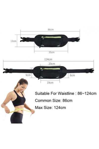 bikerace Waterproof Running Bag with Reflective Strap
