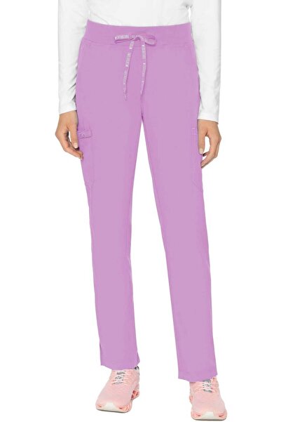 Med Couture Pantaloni de yoga din jerseu pentru femei Touch, Lila (MC7725)