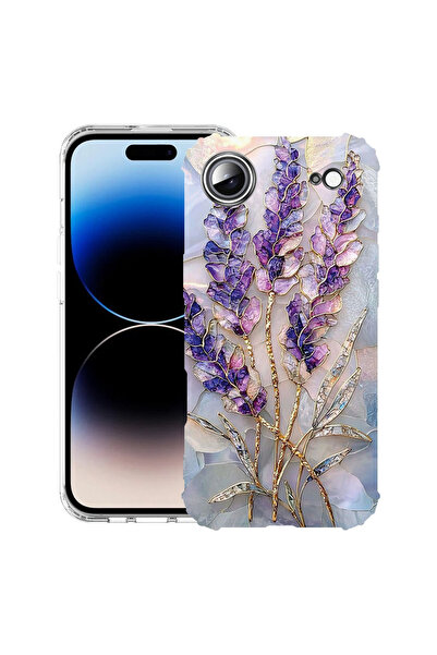 bestcase Husă Antișoc pentru Apple iPhone 17 Air, Florală - Hortensie Aurie, ...