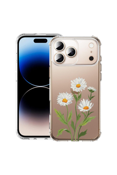 bestcase Αντικραδασμική Θήκη για Apple iPhone 17 Pro Max, Φλοράλ - Πρεσαριστή...