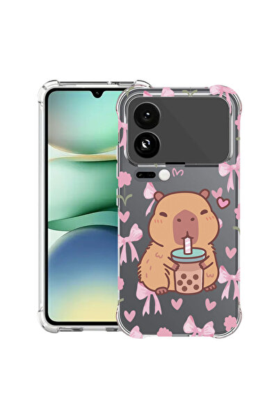 bestcase Husă Antișoc pentru Xiaomi 17 Pro, cu desen animat drăguț cu capibar...