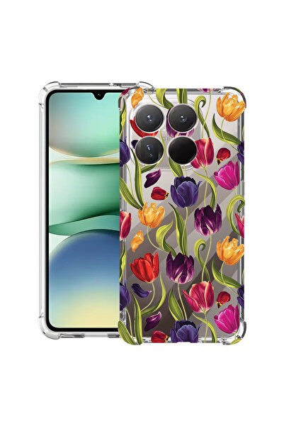 bestcase Αντικραδασμική Θήκη για Xiaomi 17, Φλοράλ - Σχέδιο Τουλίπας, 2099999...