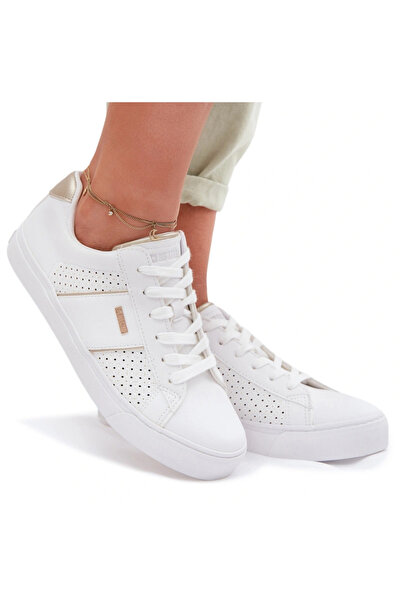 Big Star Shoes Adidași perforați de damă Big Star TT274291 Alb 39