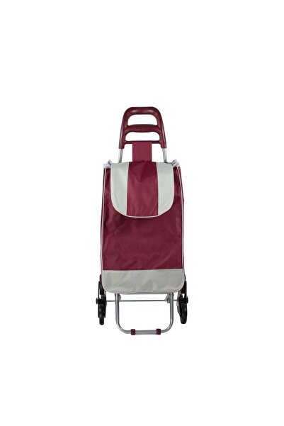 FOXMAG24 Shopping cart with 6 wheels and metal frame, waterproof bag 58x21x33 cm