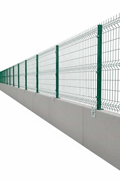 setkon Panel Çit Takımı yeşil yükseklik 100 cm uzunluk 250 cm ÇUBUKLU 1 adet