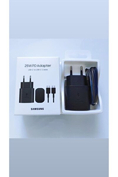 Samsung Hızlı şarj adaptörü, enerji tasarruflu şarj cihazı, USB-C veri kablos...