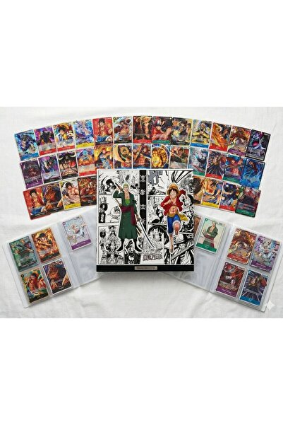CANTEX TECH One Piece Playing Card - 55 Pieces English Collectible + Album wi...