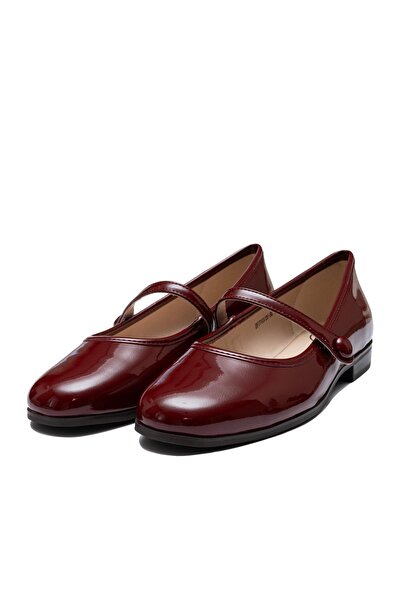 UrbanShoes Balerini damă din piele naturală - 3516 Vișiniu Lac