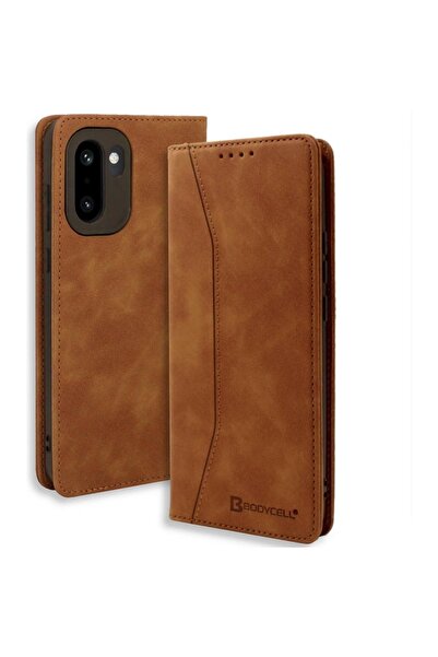 Bodycell OnePlus 15R Καφέ Θήκη Πορτοφόλι