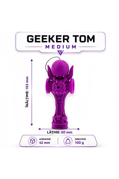 TOM GO Кендама Гийкър ТОМ Лилав