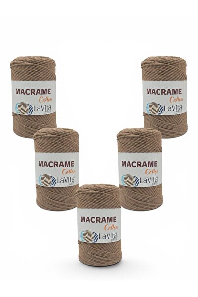 LaVita Yarn LaVita Macrame Cotton Fir pentru tricotat manual 100% Poliester 1...