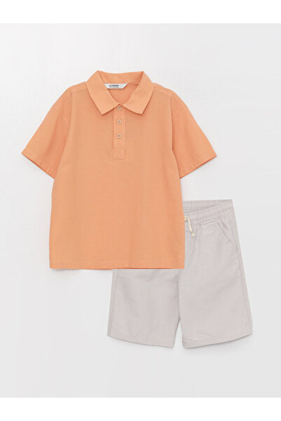 LC Waikiki Relaxed Fit Boy's Shirt and Shorts