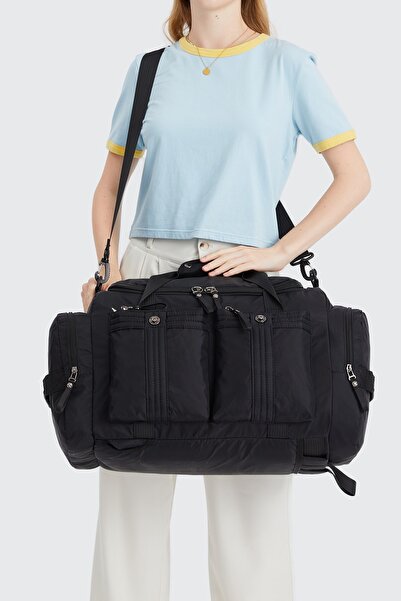 SMART BAGS Smartbags Large Size Unisex Sports and Travel Bag 2022-8717 Black