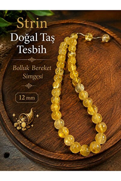 best bioenerji taş terapi 💛   سبحة من حجر السيترين الطبيعي 12 ملم 💛 ✨   حجر...