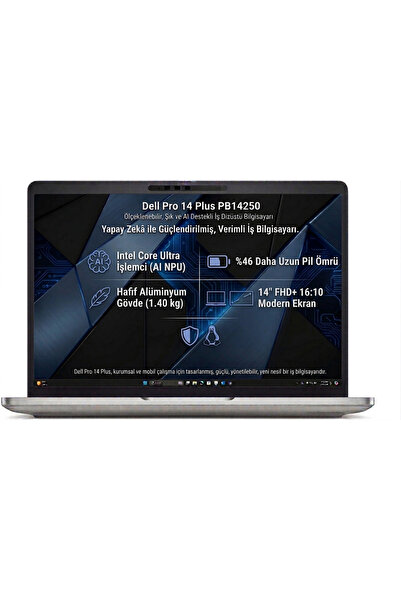 Dell Pro 14 Plus PB14250 Intel Ultra 5 236V 16GB 512GB SSD 14" FHD+ FreeDOS N...