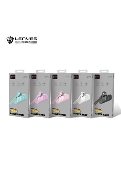 Lenyes بنك طاقة PX028D بسعة 1200 مللي أمبير