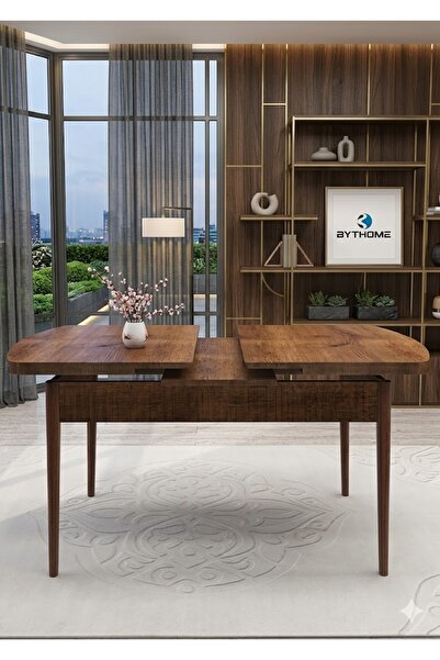 BYT HOME Mutfak Masası Açılabilir Masa 6 Kişilik Masa Ahşap Masa Sümela