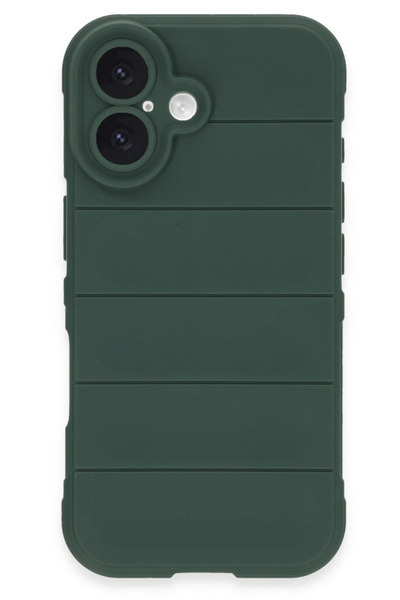 New Face Ilkeshop New iPhone 16 Plus Case Optimum Silicone - (200035) Dark Green