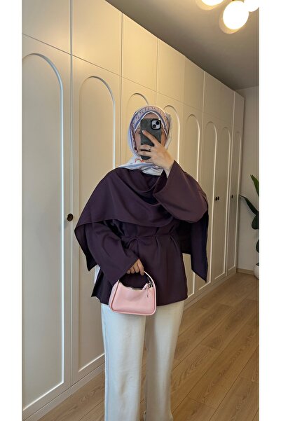 TS Çizgi Tekstil Noura Pelerin Bluz