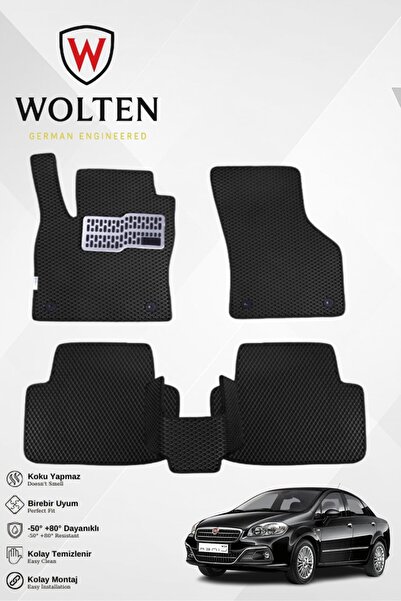 w wolten german engineered LİNEA-FİAT- İÇİN EVA İÇ PASPAS TAKIMI (METAL TOPUK...