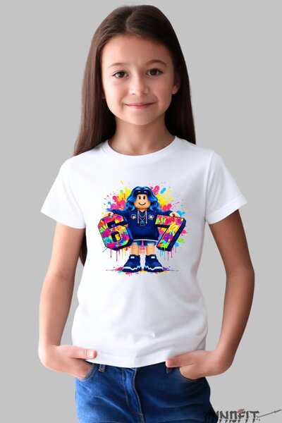 GILDAN Tricou Roblox Six Seven Model Colorat Cool