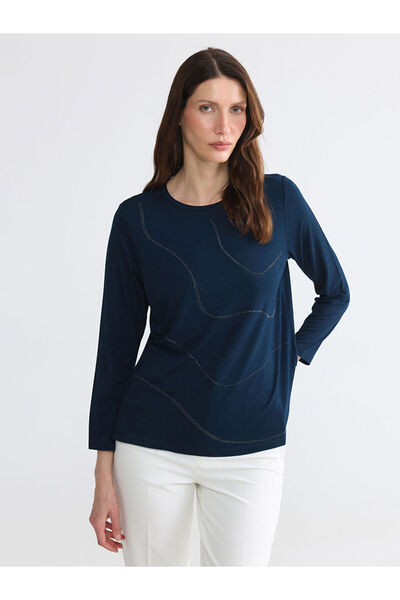 LC Waikiki Esvab • Modern & Distinctive Zero Roba Collar Stone Embellished Wo...