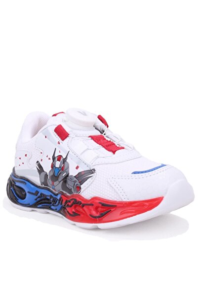 Vicco Lotus 346P26Y122 White Orthopedic Daily Lighted Boys' Sports Shoes