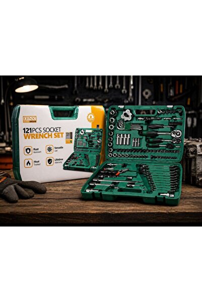 Denx Professional DENX DX3318 Complete Mechanical Tool Set containing 121 pieces