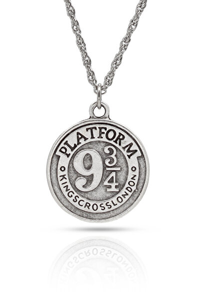kolbi Harry Potter Platform 9 3/4 Kolye Kings Cross London Madalyon Kolye - A...