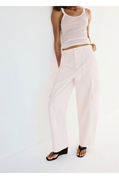 MANGO Woman Kargo jean pantolon